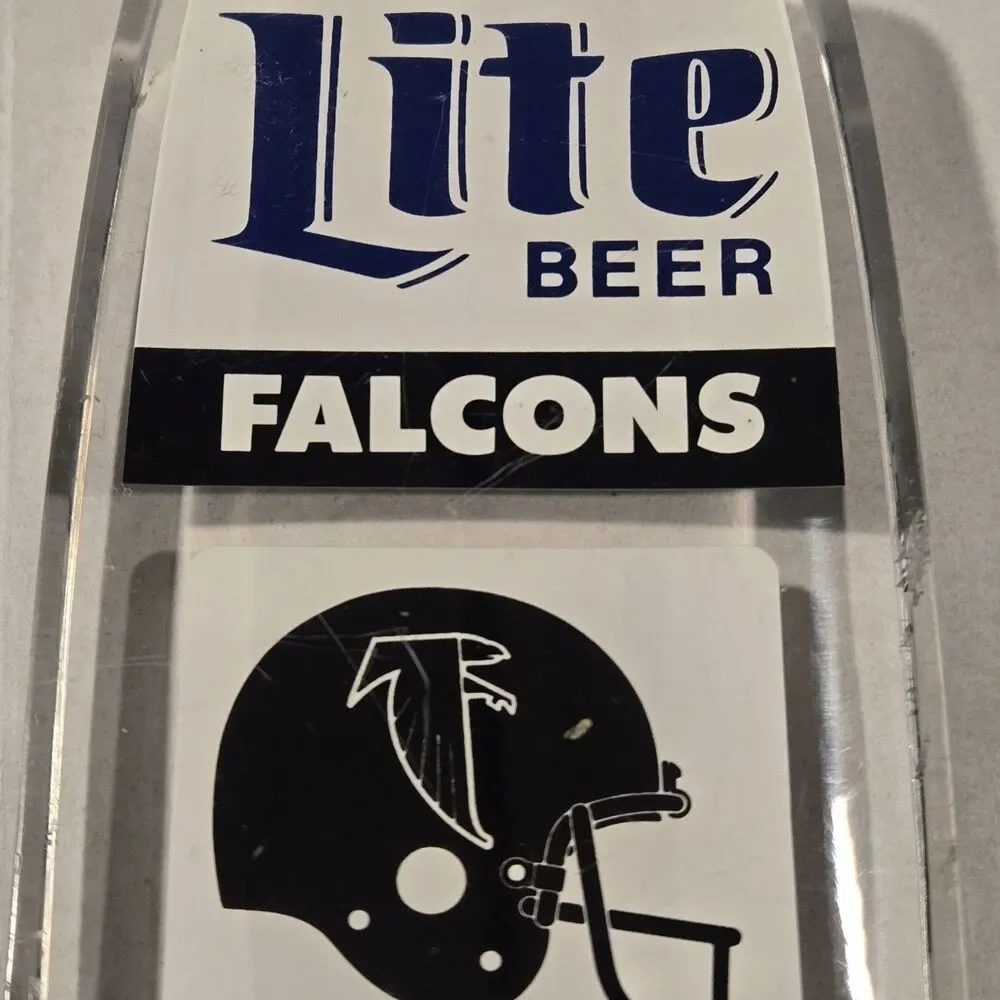 Vintage Miller Lite Beer Tap Handle - Atlanta Falcons NFL Player of the Year